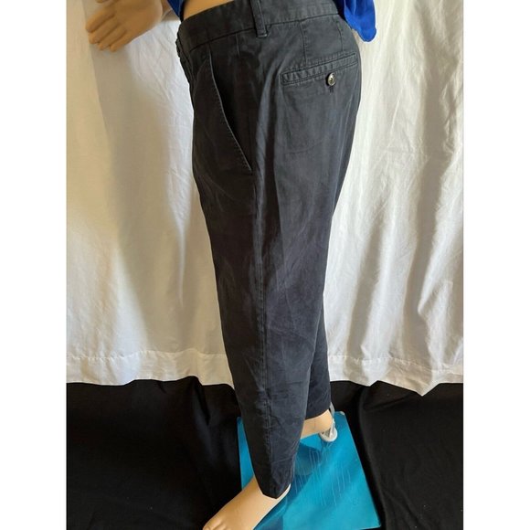 Ermenegildo Zegna Men's Pleated Pants Confort Black Straight Fit Size 52 - Picture 6 of 9